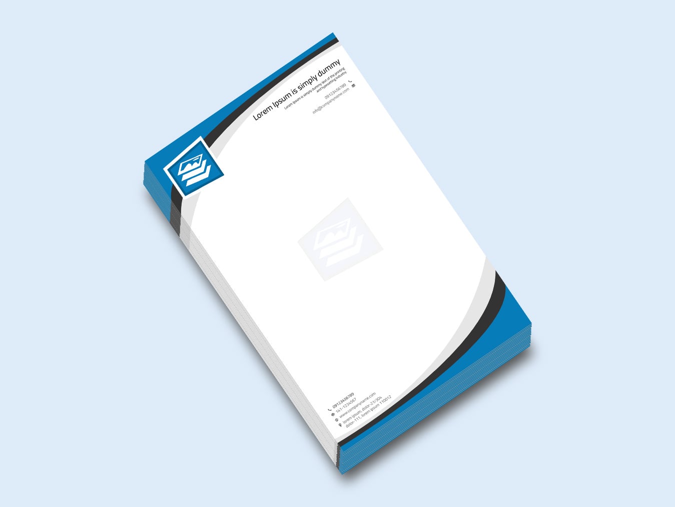 Business letterhead design