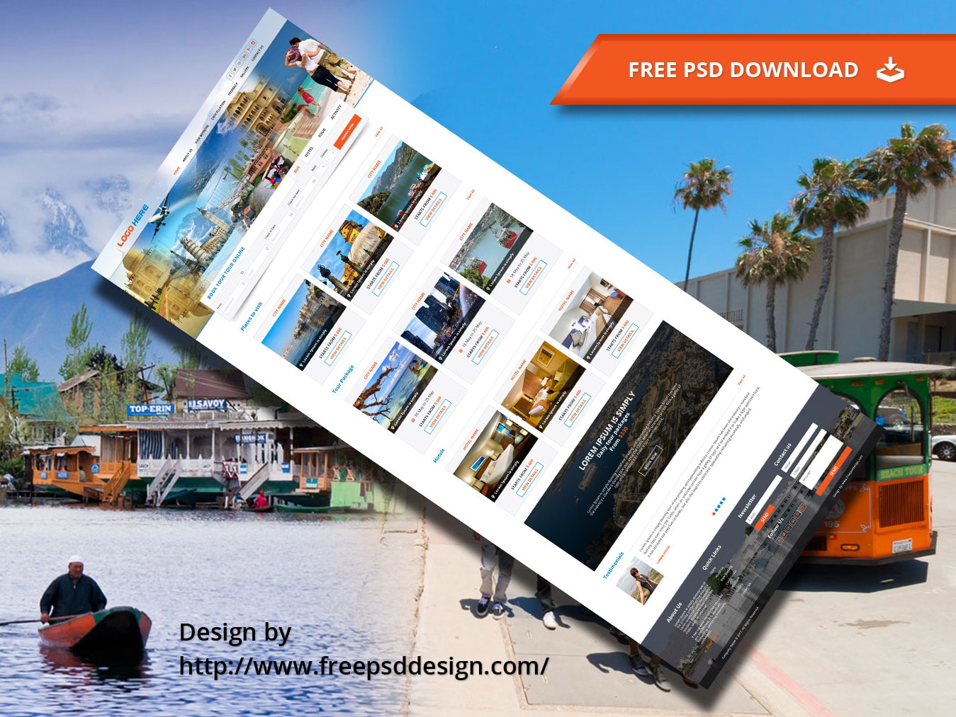 Book Your Tour package Design