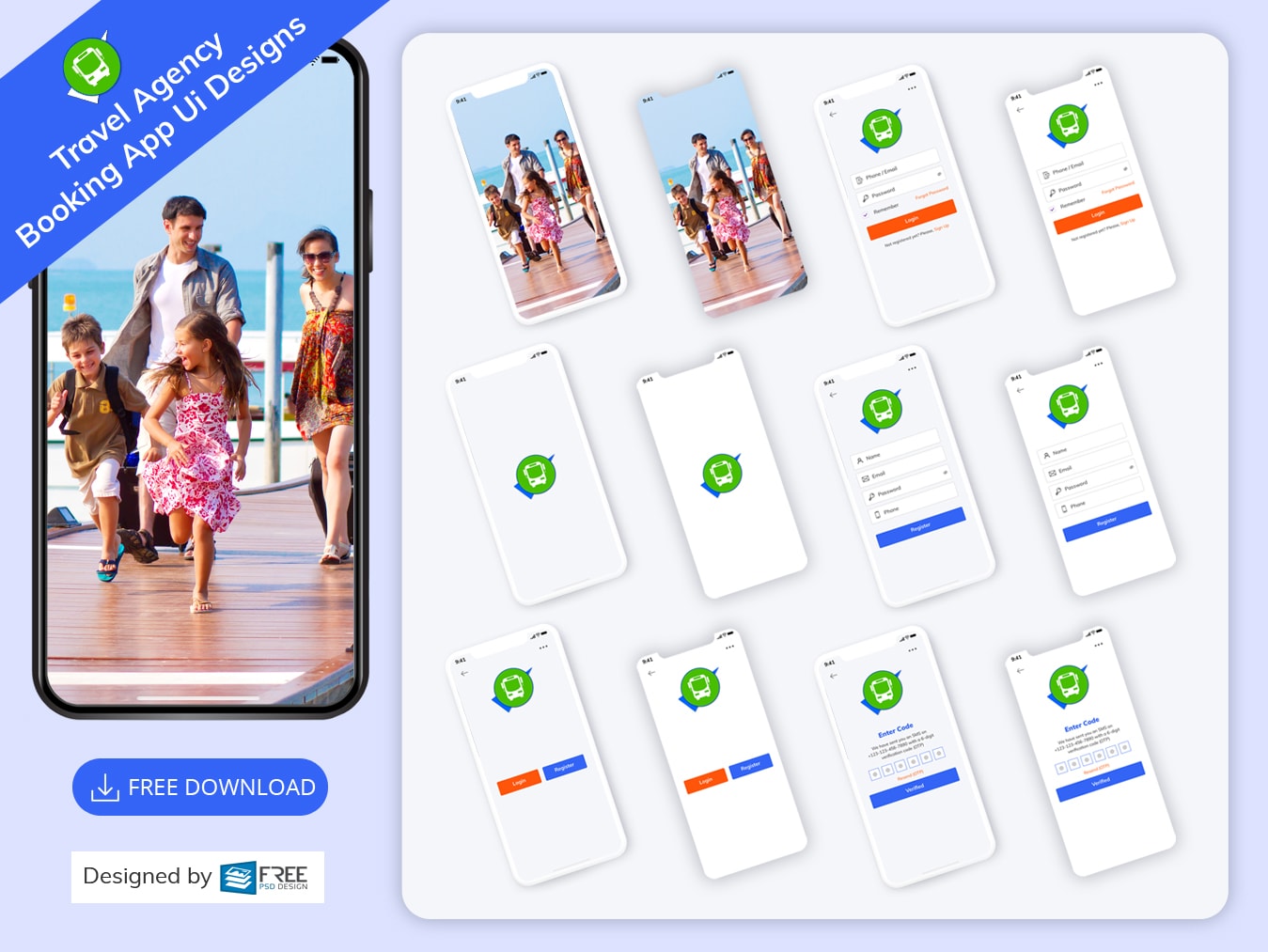 Travel Agency Booking App Ui Designs